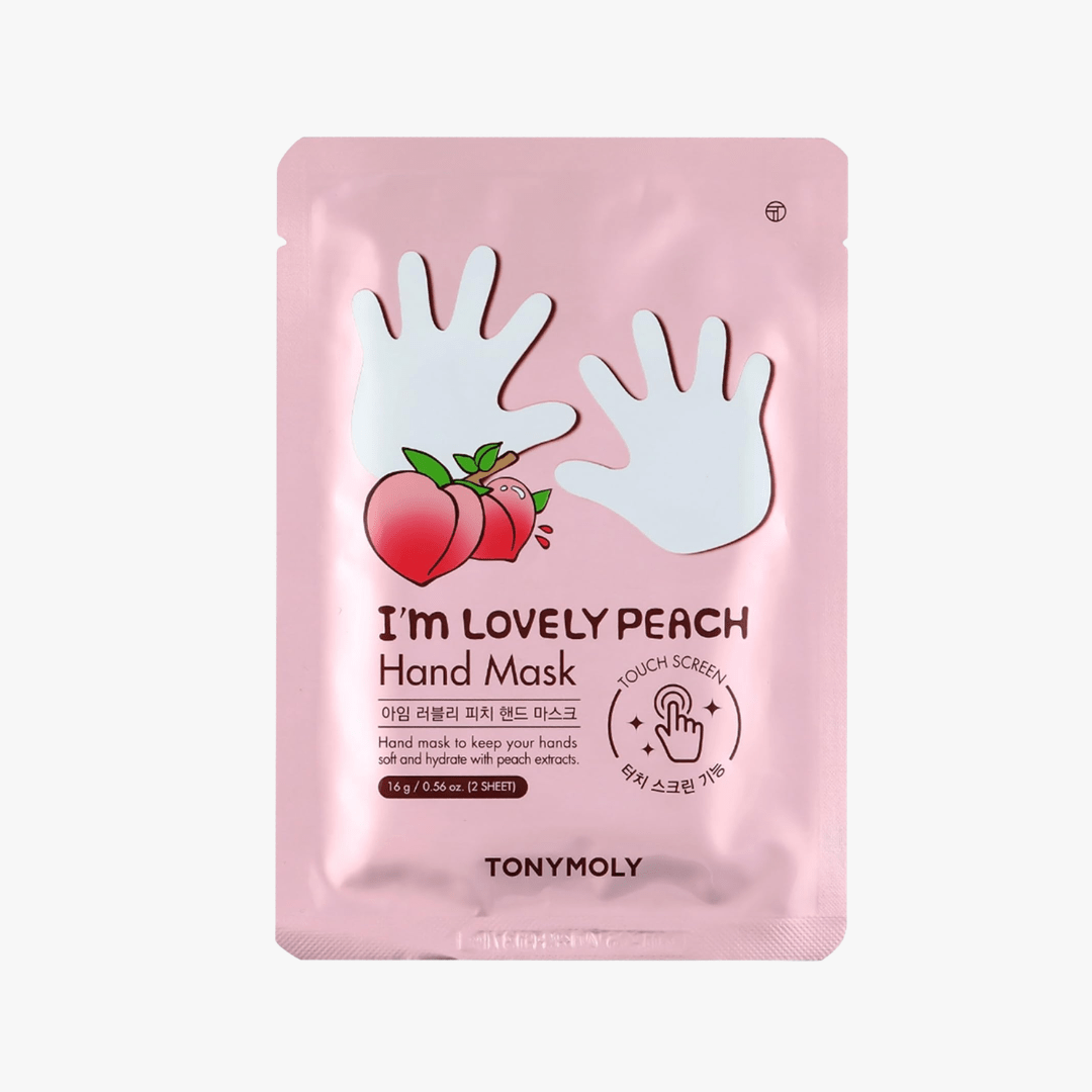 TONYMOLY I'm Lovely Peach Hand Mask 1 Pair BODY CARE, Body Moisturizers, Hand Masks & Foot Masks