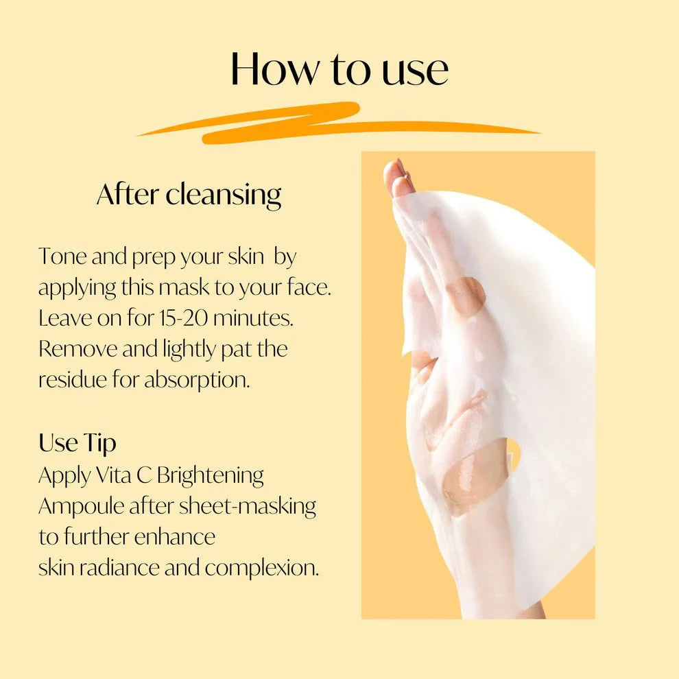 TORRIDEN Cellmazing Vita C Brightening Hydrating Sheet Mask (Box/Single)