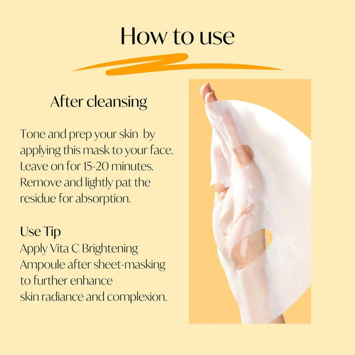 TORRIDEN Cellmazing Vita C Brightening Hydrating Sheet Mask (Box/Single)