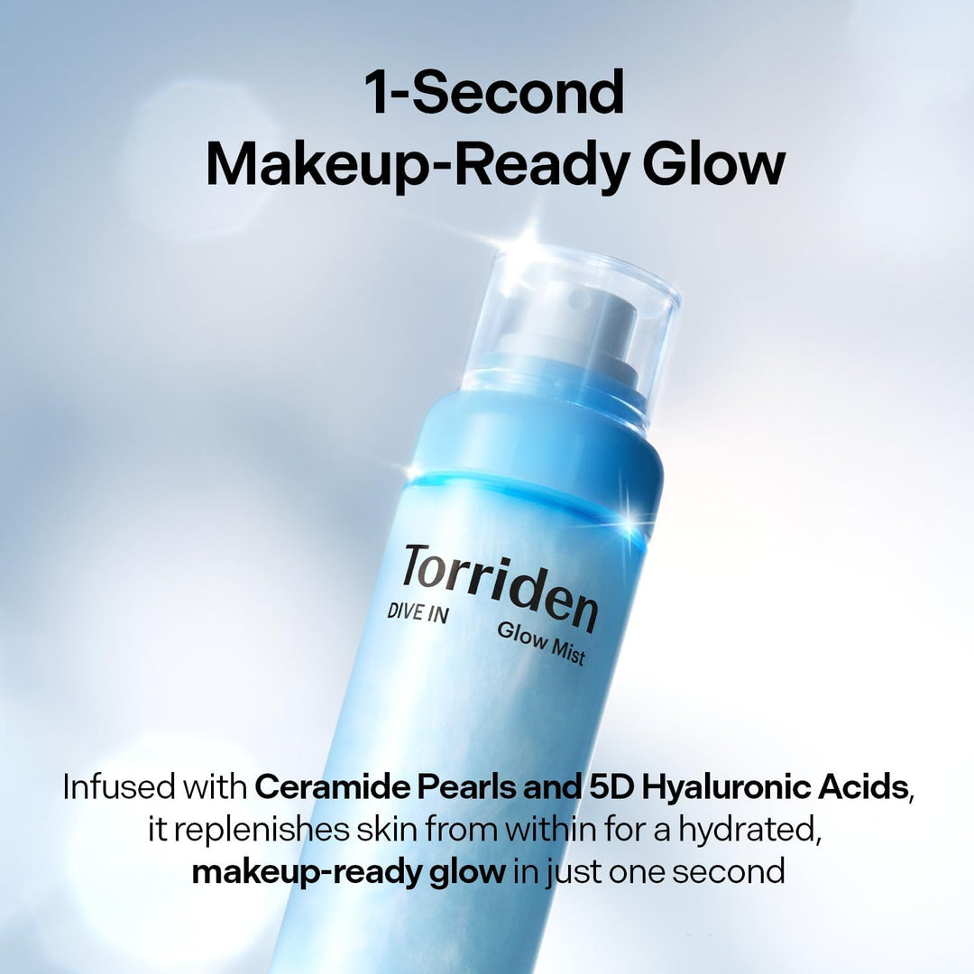 Torriden DIVE IN Glow Mist 120ml AHA, Ceramide, Cooling, Country: CAN Only, Hyaluronic Acid, Panthenol, Promotion, Squalane, SKIN CARE, Treatments, Exfoliators