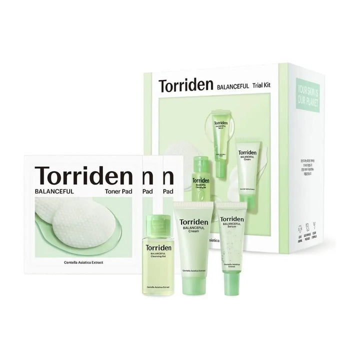 TORRIDEN Balanceful Trial Kit (4 items) Skincare Set 1