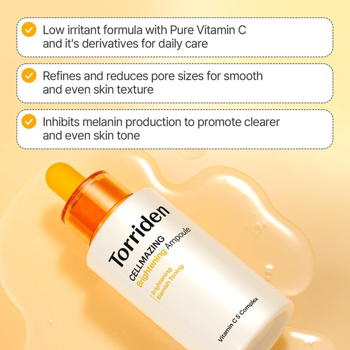 TORRIDEN Cellmazing Vita C Brightening Ampoule 30ml Health & Beauty