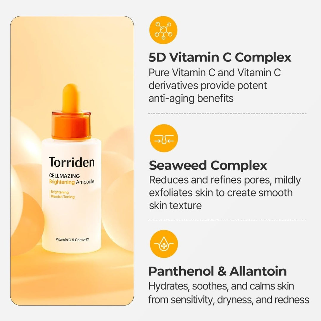 TORRIDEN Cellmazing Vita C Brightening Ampoule 30ml Health & Beauty