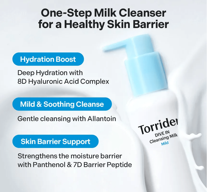 TORRIDEN Dive In Cleansing Milk 200ml Facial Cleanser 3