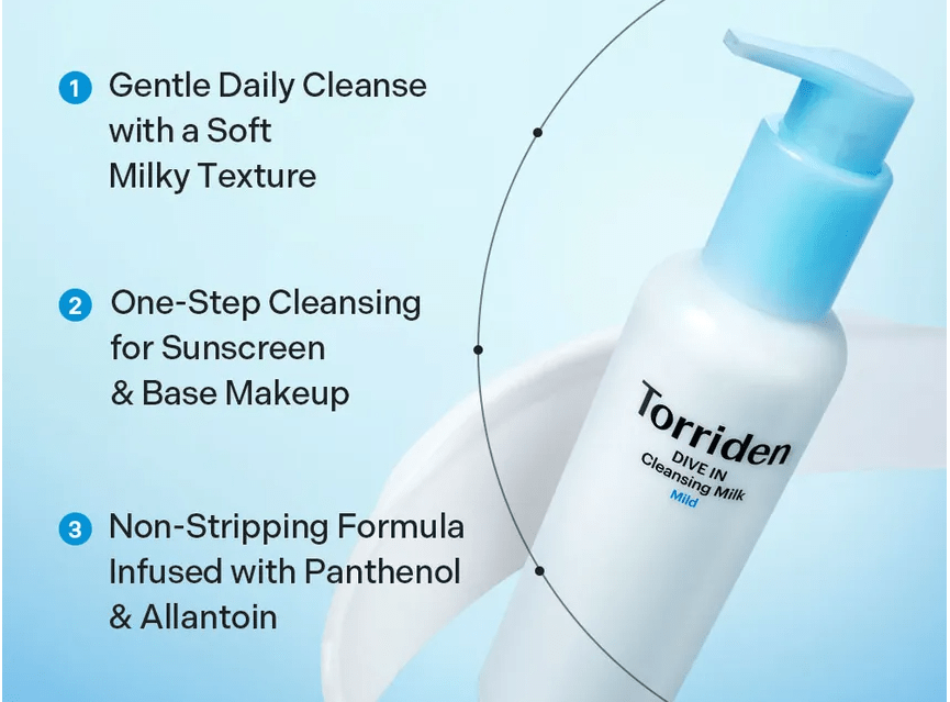 TORRIDEN Dive In Cleansing Milk 200ml Facial Cleanser 2