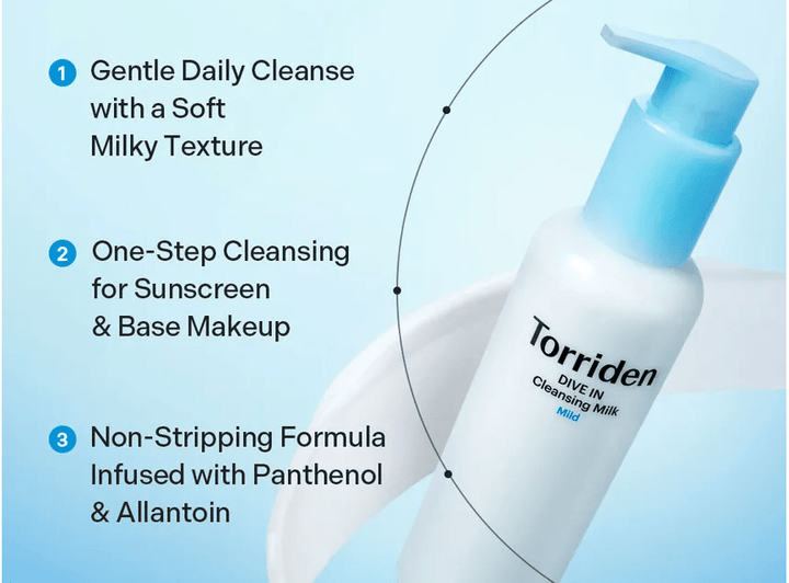 TORRIDEN Dive In Cleansing Milk 200ml Facial Cleanser 2