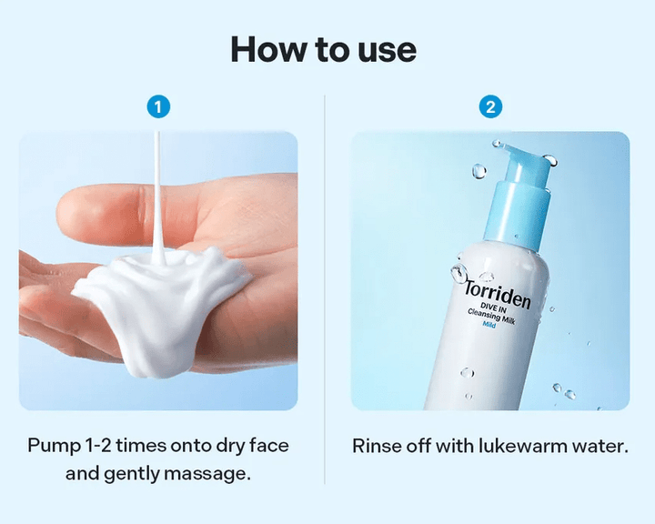TORRIDEN Dive In Cleansing Milk 200ml Facial Cleanser 5