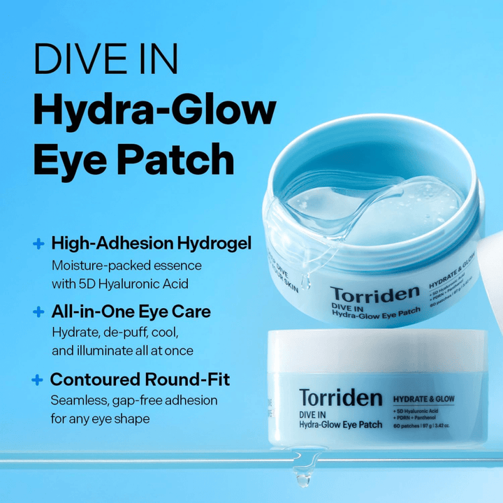 Torriden Dive-In Hydra Glow Eye Patch Hyaluronic Acid 60pcs Patch 6