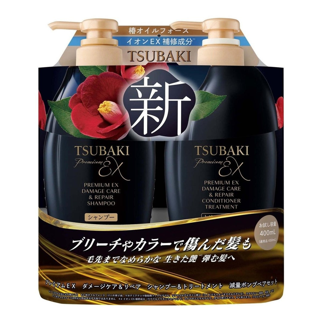 TSUBAKI Premium EX Damage Care & Repair Hair Care Set 450ml*2 NEW PACKAGE Health & Beauty oceanbuy beauty markham toronto free ship USA asian korean skincare