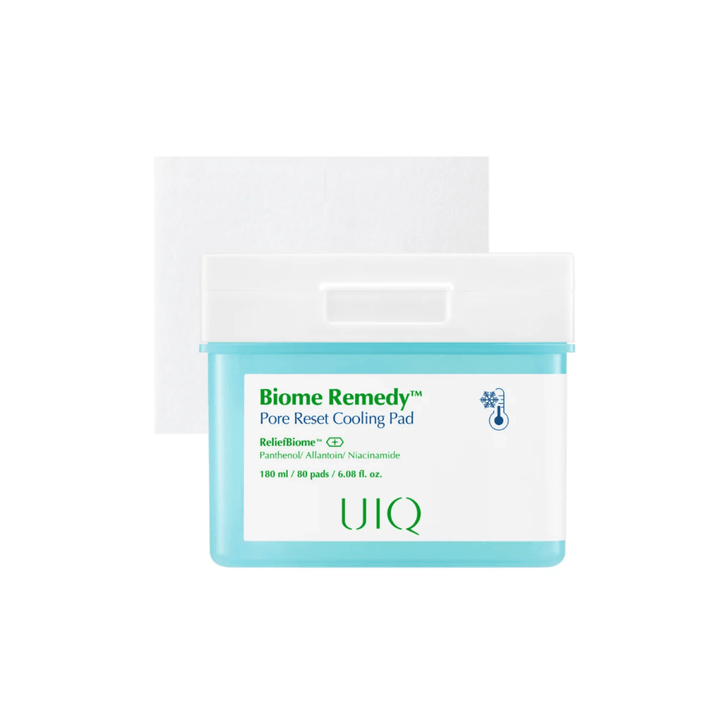 UIQ Biome Remedy Pore Reset Cooling Pad 80 pads Mask 1