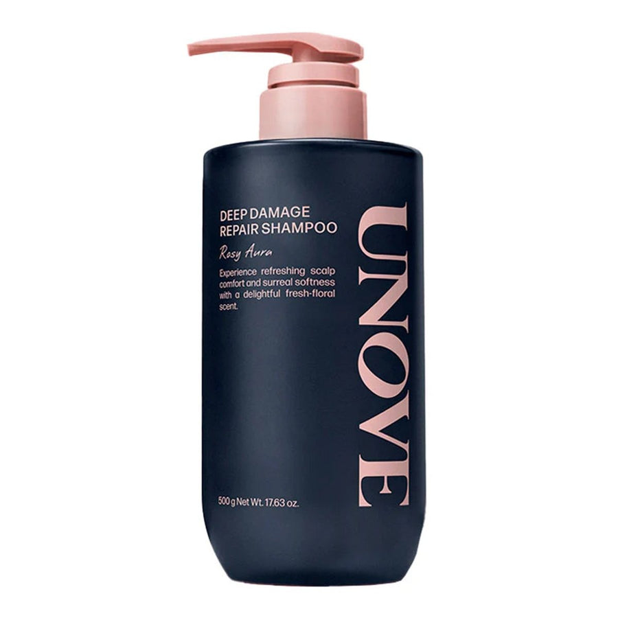 UNOVE Deep Damage Repair Shampoo 500ml - Rosy Aura Hair Care 1