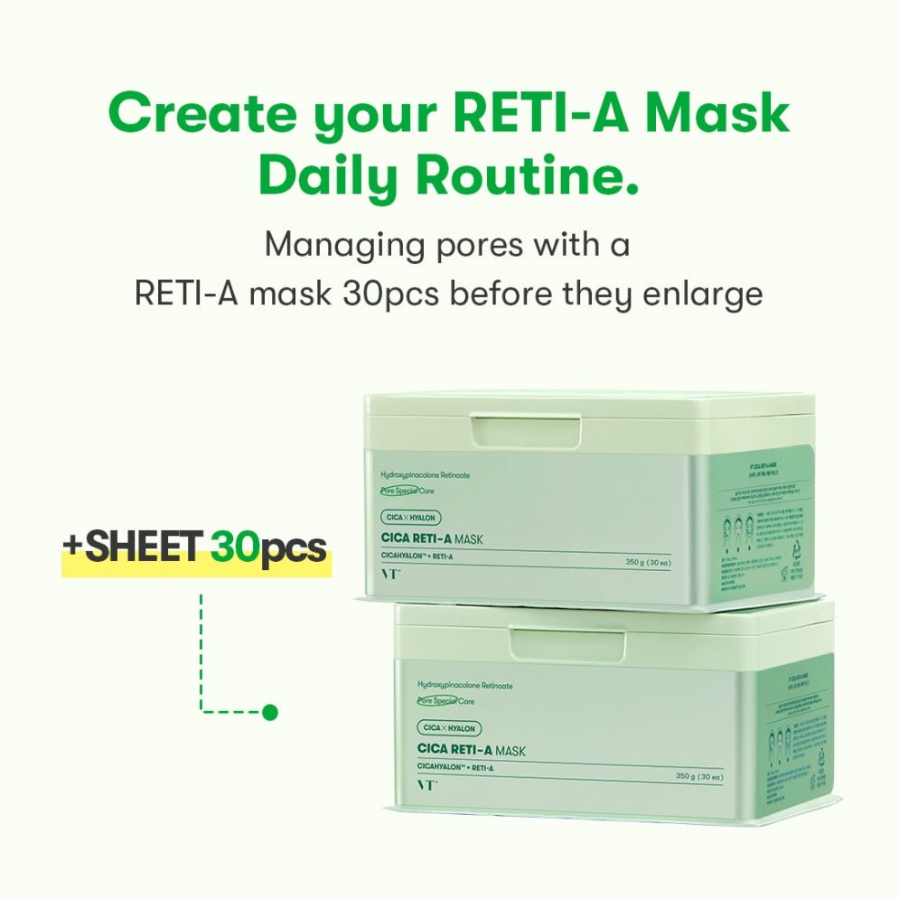 VT Cica Reti - A Mask 30 Sheets Health & Beauty oceanbuy beauty markham toronto free ship USA asian korean skincare