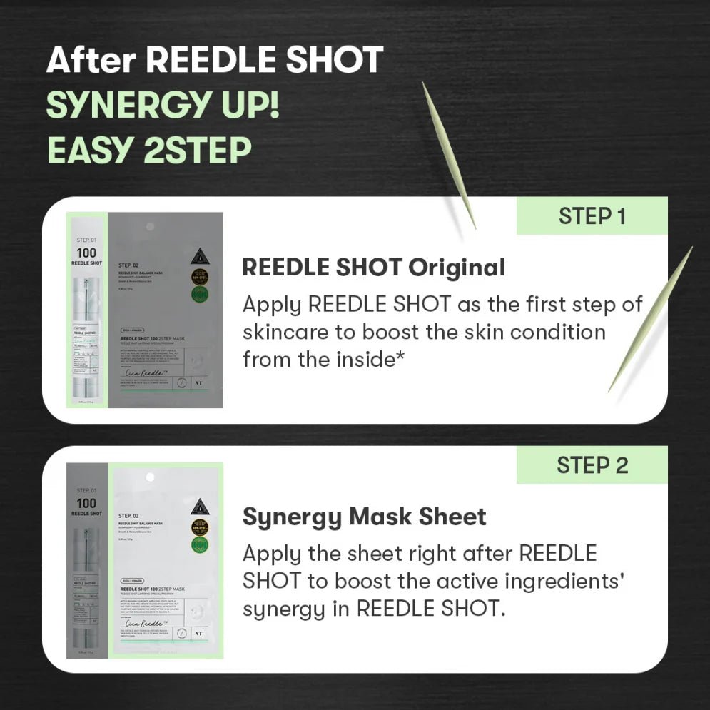 VT Mild Reedle Shot 100 2 - Step Mask 1Pcs Health & Beauty 4