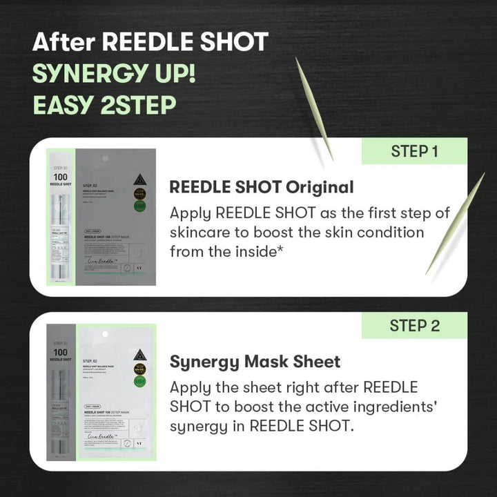 VT Mild Reedle Shot 100 2 - Step Mask 1Pcs Health & Beauty 4