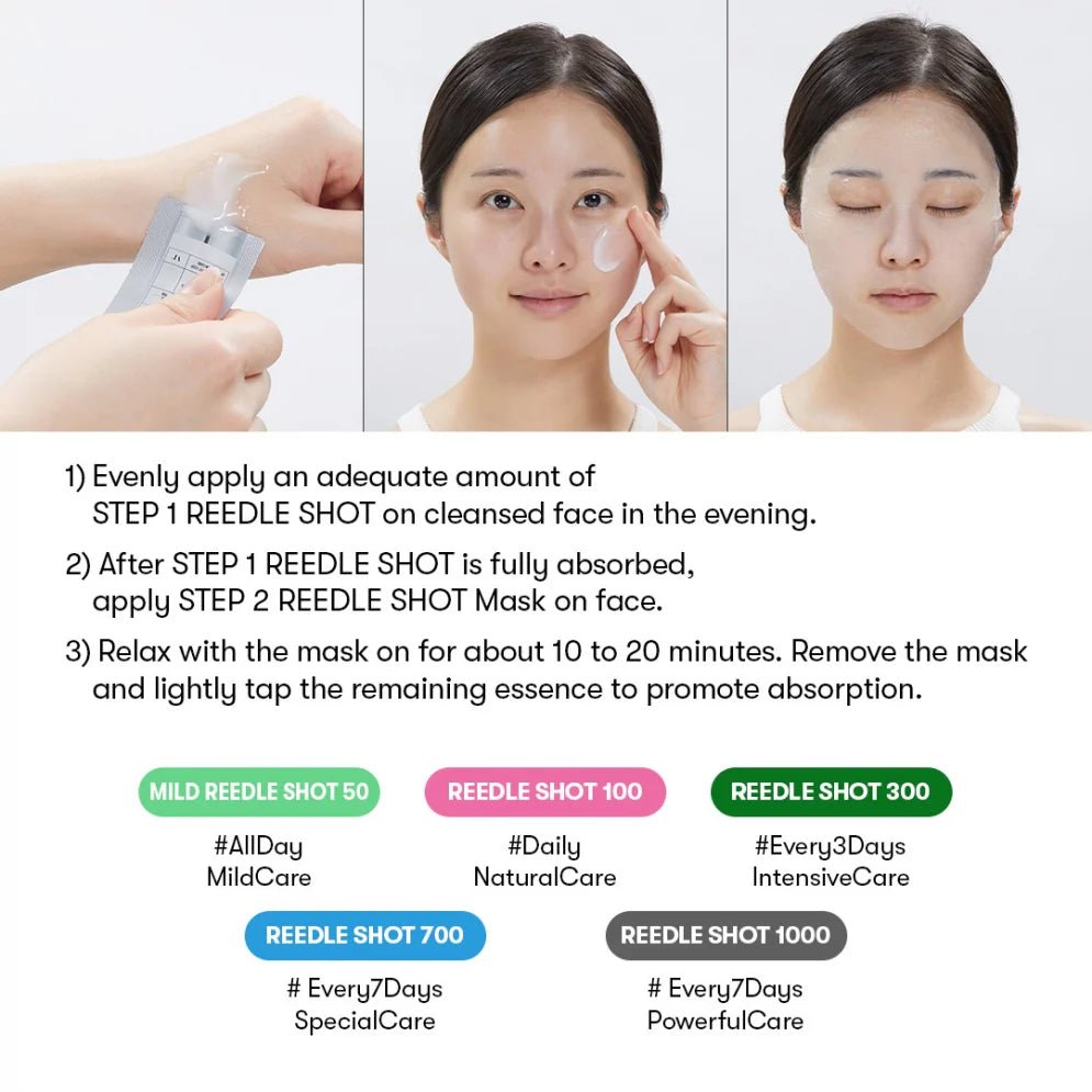 VT Mild Reedle Shot 100 2 - Step Mask 1Pcs Health & Beauty 9