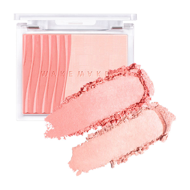 WAKEMAKE Sheer Layering Dual Blusher Sheer Matte 5g