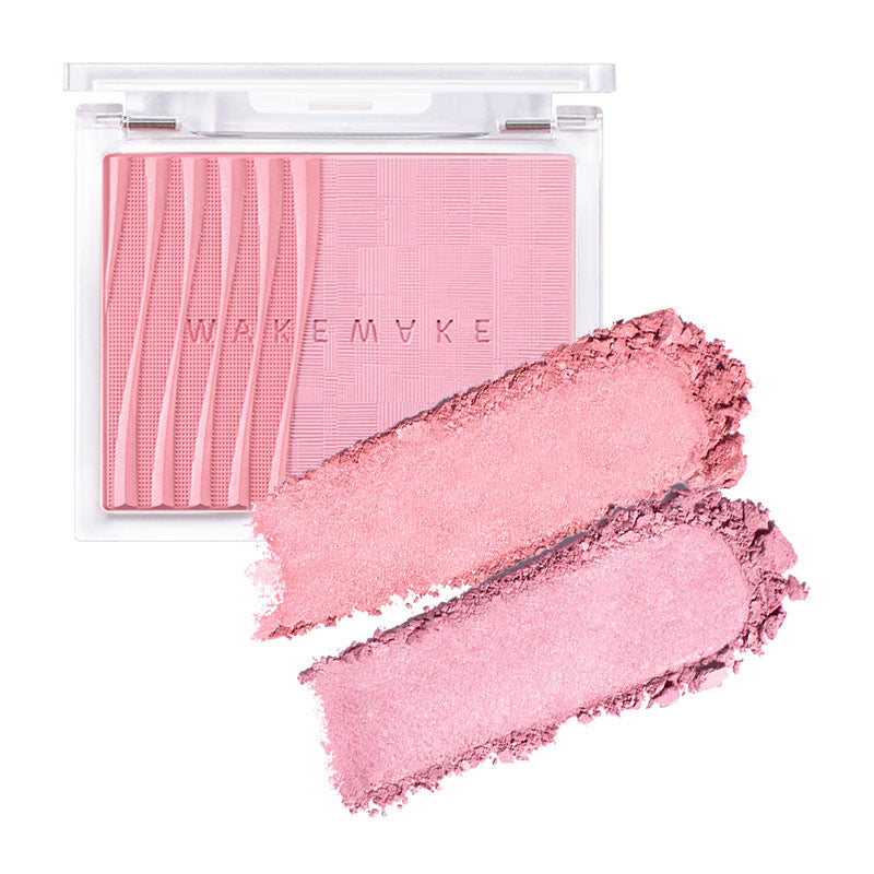 WAKEMAKE Sheer Layering Dual Blusher Sheer Matte 5g