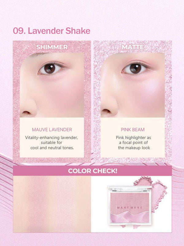 WAKEMAKE Sheer Layering Dual Blusher Sheer Matte 5g
