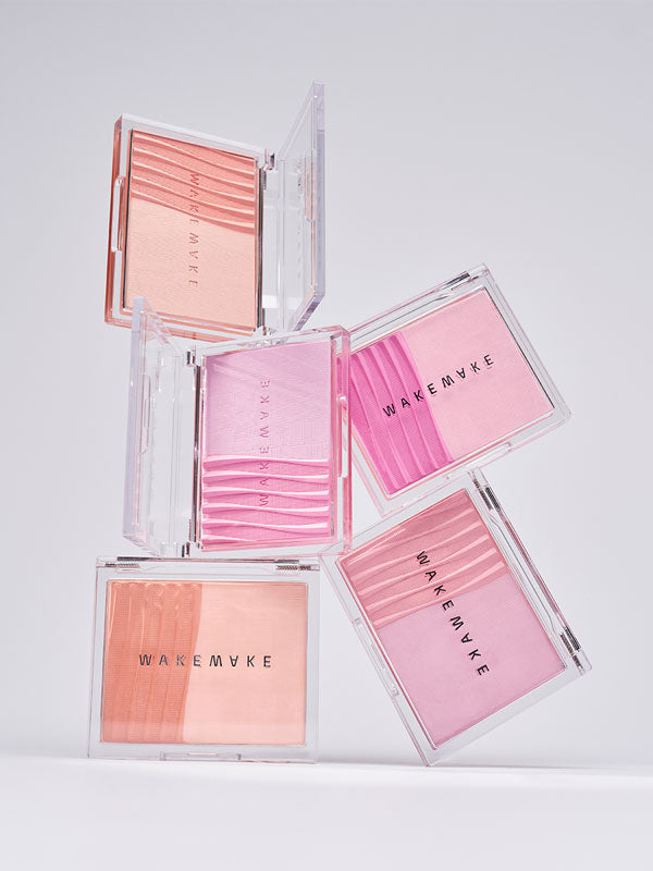 WAKEMAKE Sheer Layering Dual Blusher Sheer Matte 5g