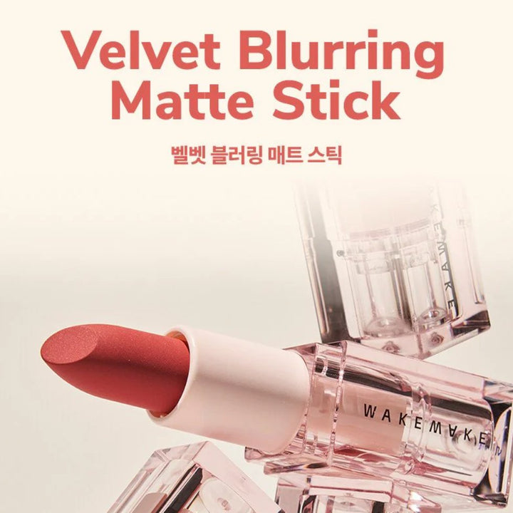 WAKEMAKE Velvet Blurring Matte Stick 3.5g - 8 Color to Choose