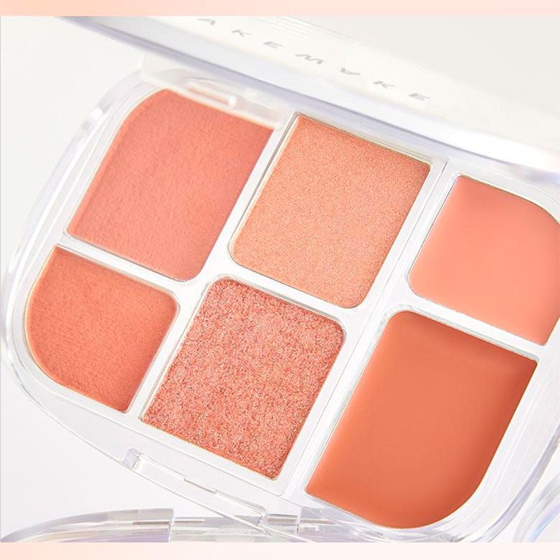 WAKEMAKE Soft Sheer Multi Palette Watercolor Pigmentation 64g Eye Makeup 3