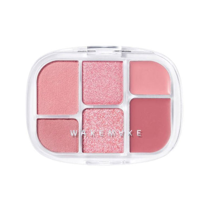 WAKEMAKE Soft Sheer Multi Palette Watercolor Pigmentation 64g Eye Makeup 5