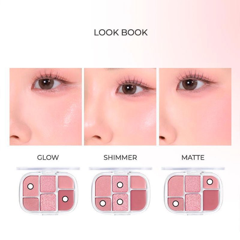 WAKEMAKE Soft Sheer Multi Palette Watercolor Pigmentation 64g Eye Makeup 7