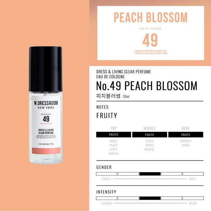 W.DRESSROOM Dress & Living Clear Perfume 70ml - No.49 Peach Home & Garden oceanbuy.ca markham toronto free ship USA asian korean skincare