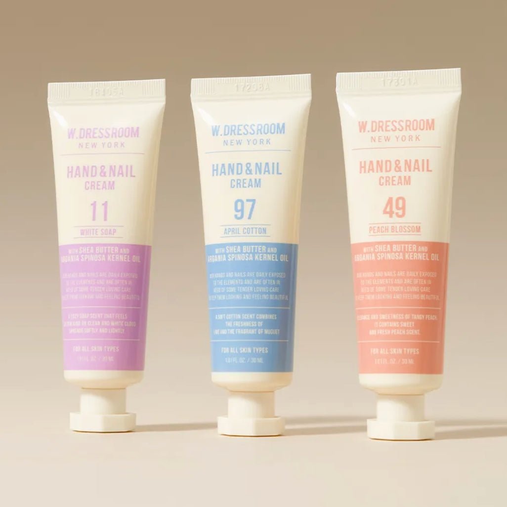 W.DRESSROOM Perfume Hand & Nail Cream Set | Long-Lasting Moisture