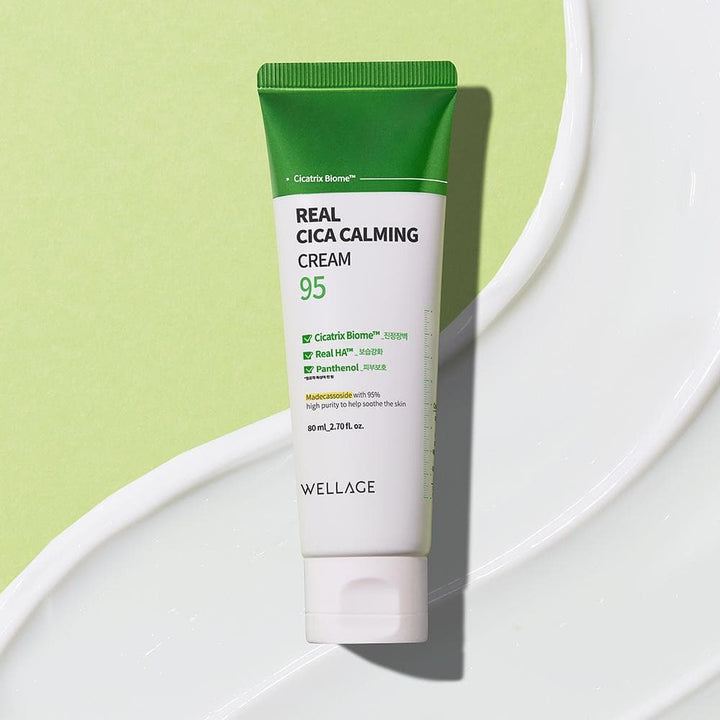 WELLAGE Real Cica Calming 95 Cream 80ml Lotion & Cream 1