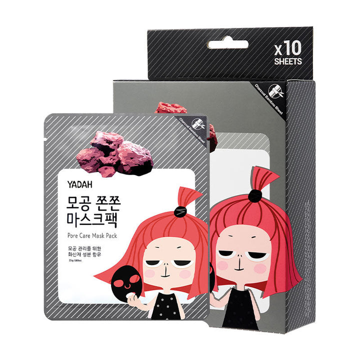 Yadah Pore Care Mask Pack Volcanic Ash Charcoal Bamboo 25g