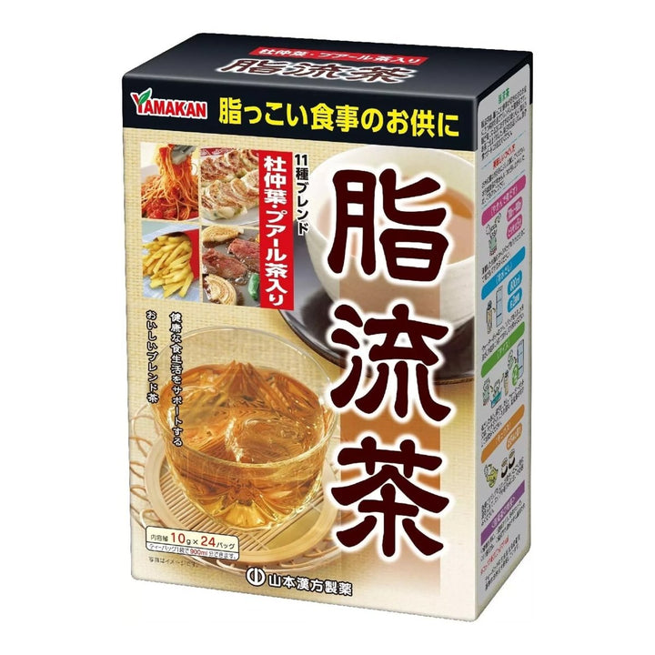 YAMAMOTO Fat Flow Tea 10g*24 Packs Food, Beverages & Tobacco oceanbuy beauty markham toronto free ship USA asian korean skincare