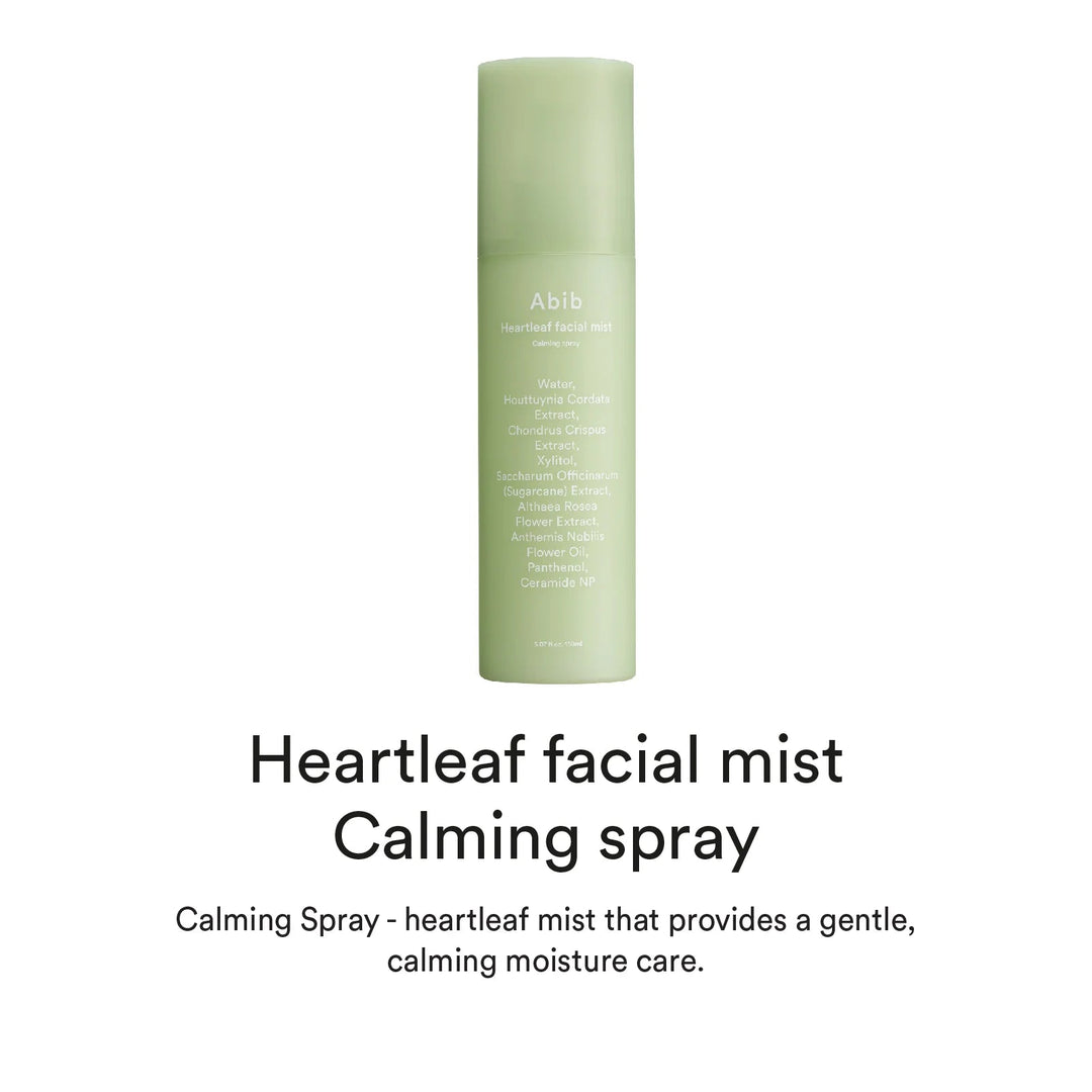 ABIB Heartleaf Facial Mist Calming Spray Set (150ml + Refill 150ml)