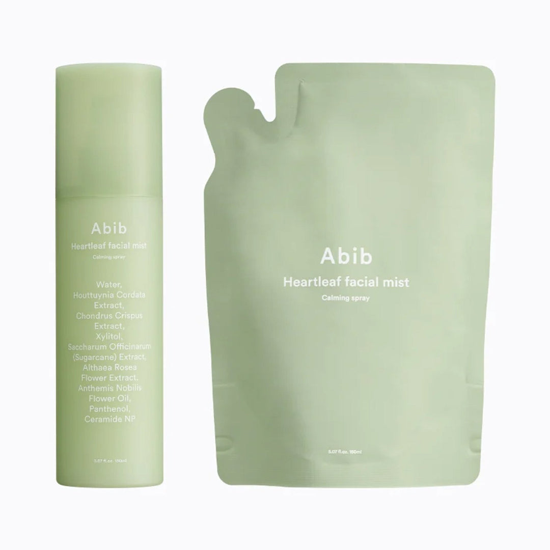 ABIB Heartleaf Facial Mist Calming Spray Set (150ml + Refill 150ml)