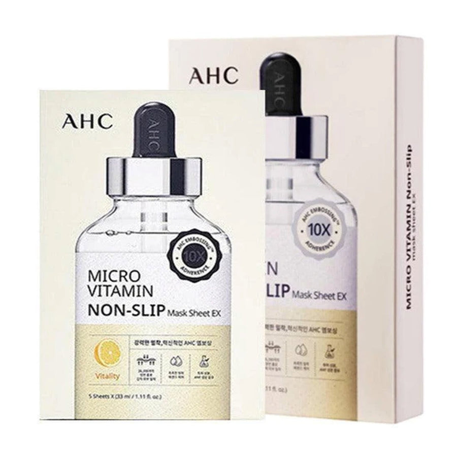 AHC Micro Vitamin Non-Slip Mask Sheet EX 5PcsHealth & Beauty