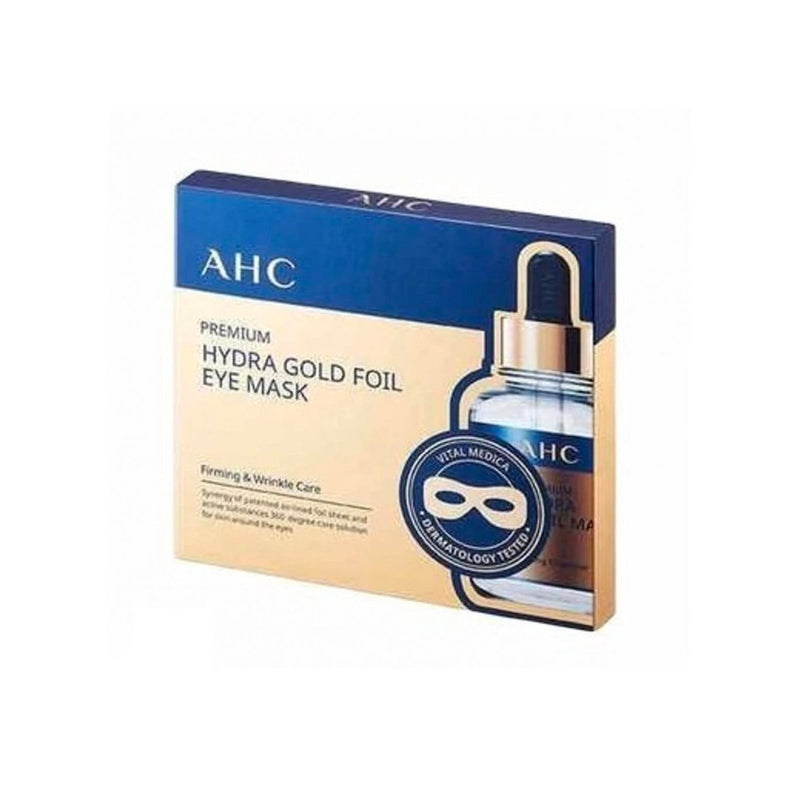 AHC Premium Hydra Gold Foil Eye Mask 5 Pcs/Box - OCEANBUY.ca