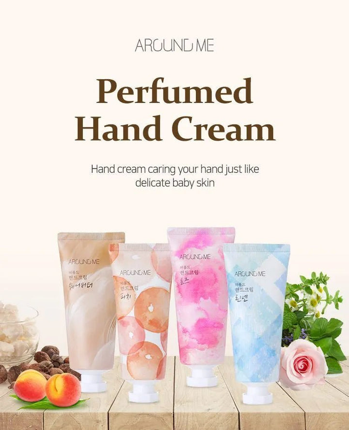 AROUND ME Perfumed Hand Cream 60g - 2 Scent to Choose