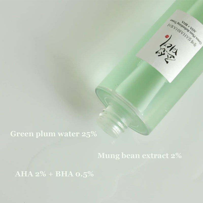 BEAUTY OF JOSEON Green Plum Refreshing Toner : AHA + BHA 150ml - OCEANBUY.ca