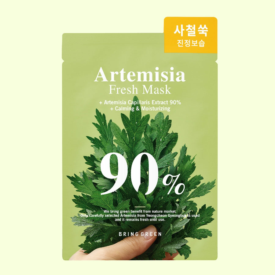 BRING GREEN Artemisia 90% Fresh Mask 1PcsHealth & Beauty8809614956855