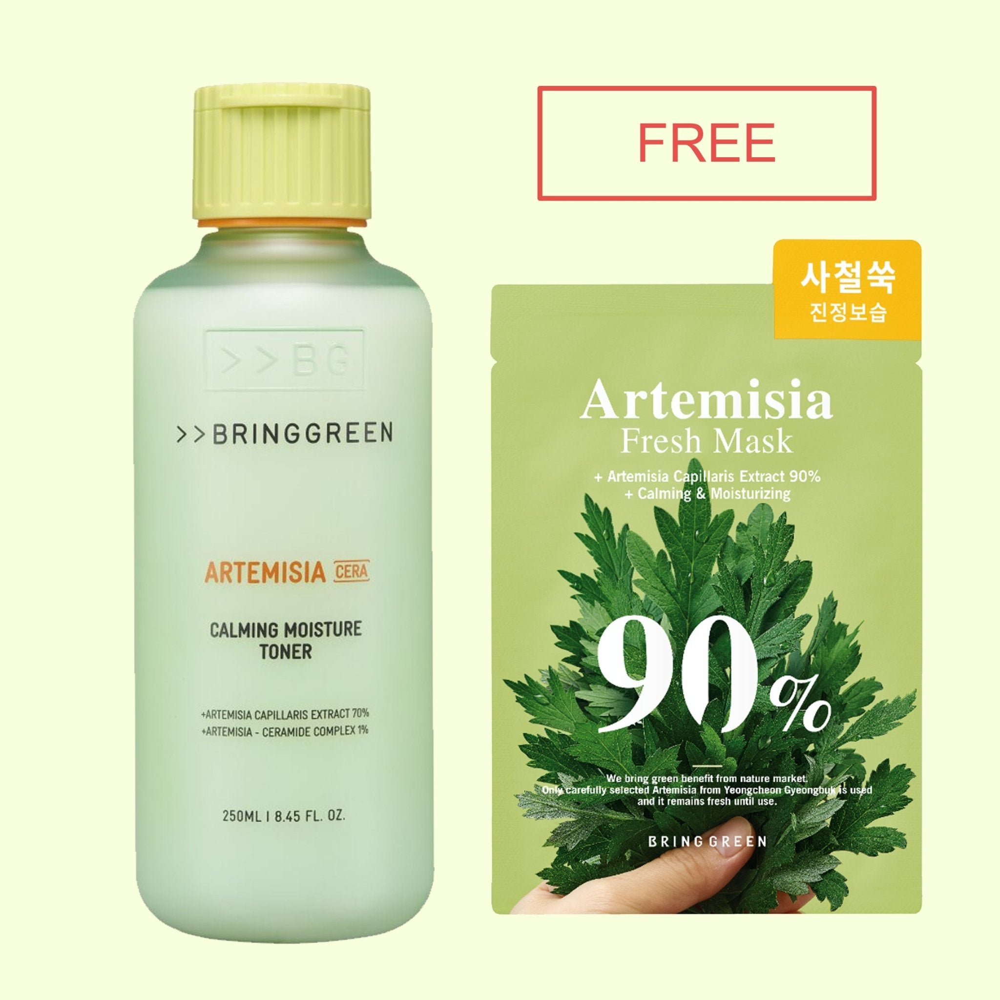 BRING GREEN Tea Tree CICA Soothing Toner & Free Aloe 90% Fresh