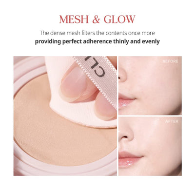 CLIO Kill Cover Mesh Glow Cushion Foundation 15g*2 - 3 Color for Choose(With Refill Core)Health & Beauty