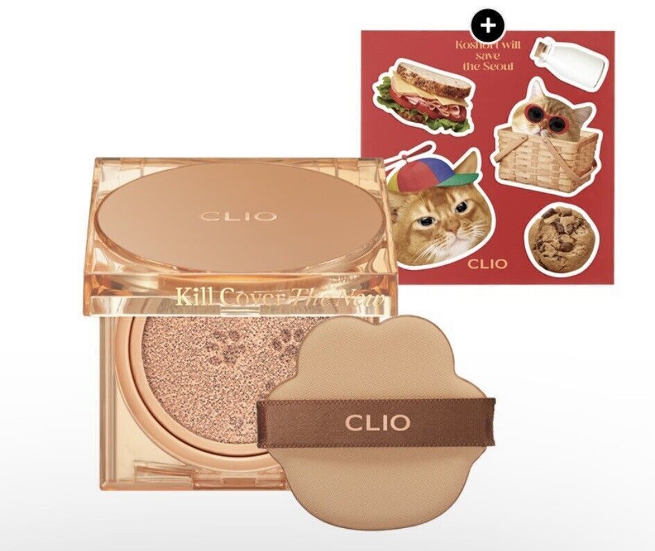 CLIO Kill Cover The New Founwear Cushion 15g*2 - 3 Color for Choose(With Refill Core)Health & Beauty