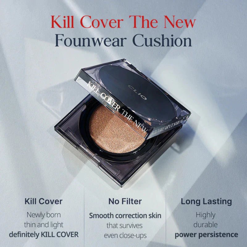 CLIO Kill Cover The New Founwear Cushion 15g*2 - 6 Color to Choose(With Refill Core) Health & Beauty oceanbuy.ca markham toronto free ship USA asian korean skincare