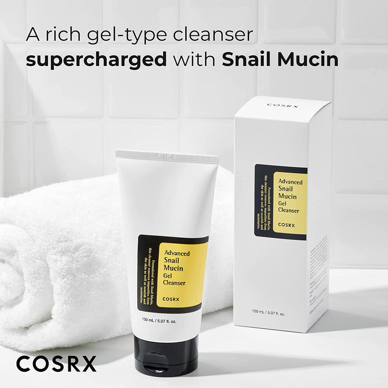 COSRX Advanced Snail Mucin Power Gel Cleanser 150ml - OCEANBUY.ca