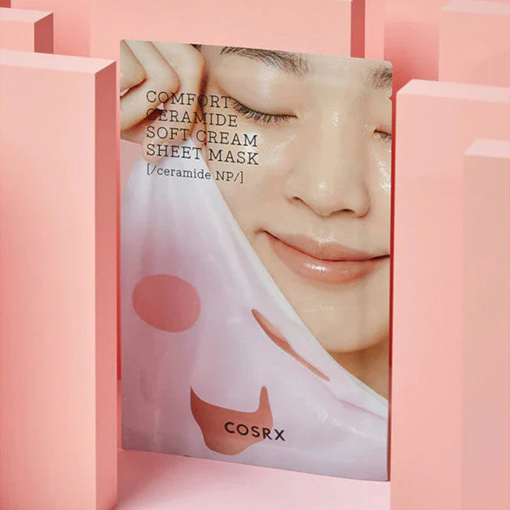 COSRX Balancium Comfort Ceramide Soft Cream Sheet Mask - 3Pcs