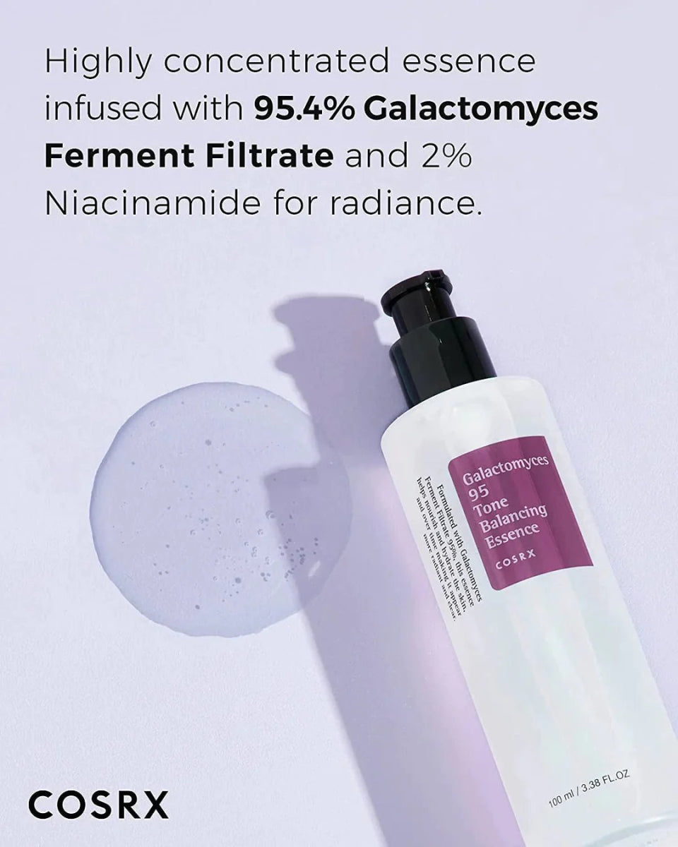 COSRX Galactomyces 95 Tone Balancing Essence & FREE Balancium Comfort Ceramide Soft Cream Sheet Mask 1Pcs