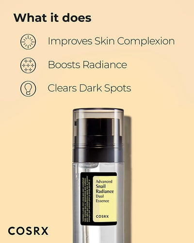 COSRX Niacinamide 5% + Snail Mucin 74% Dual Essence 2.70 fl.oz / 80ml - OCEANBUY.ca