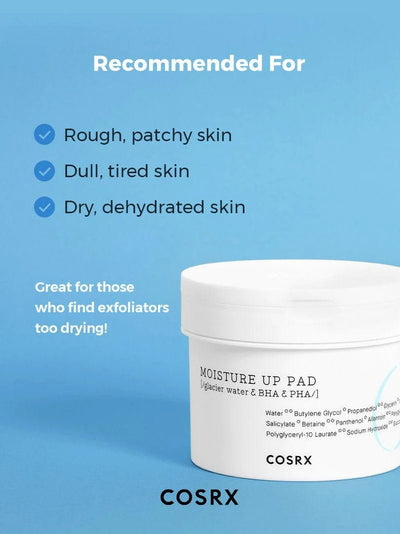 COSRX One Step Moisture Up Pad & Triple Hyaluronic Water Wave Sheet Mask Set - OCEANBUY.ca