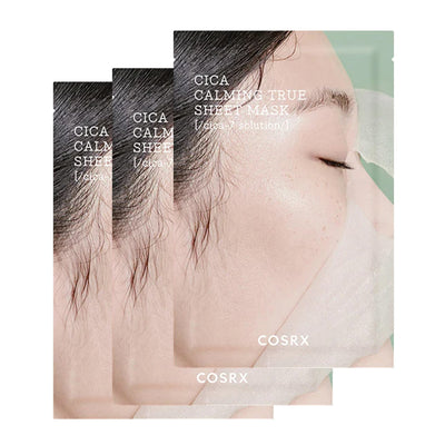 COSRX Pure Fit Cica Calming True Sheet Mask - 3Pcs - OCEANBUY.ca
