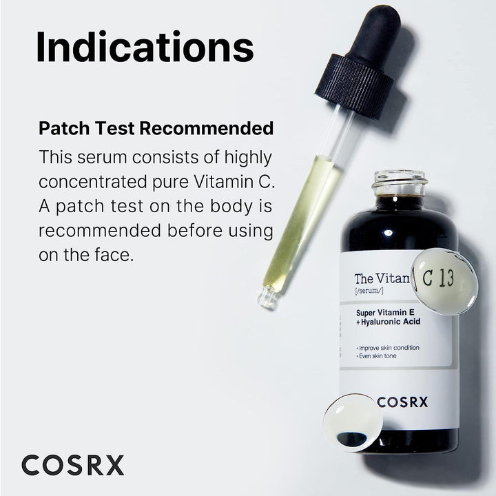 COSRX Pure Vitamin C 13% Serum with Vitamin E & Hyaluronic Acid 20ml